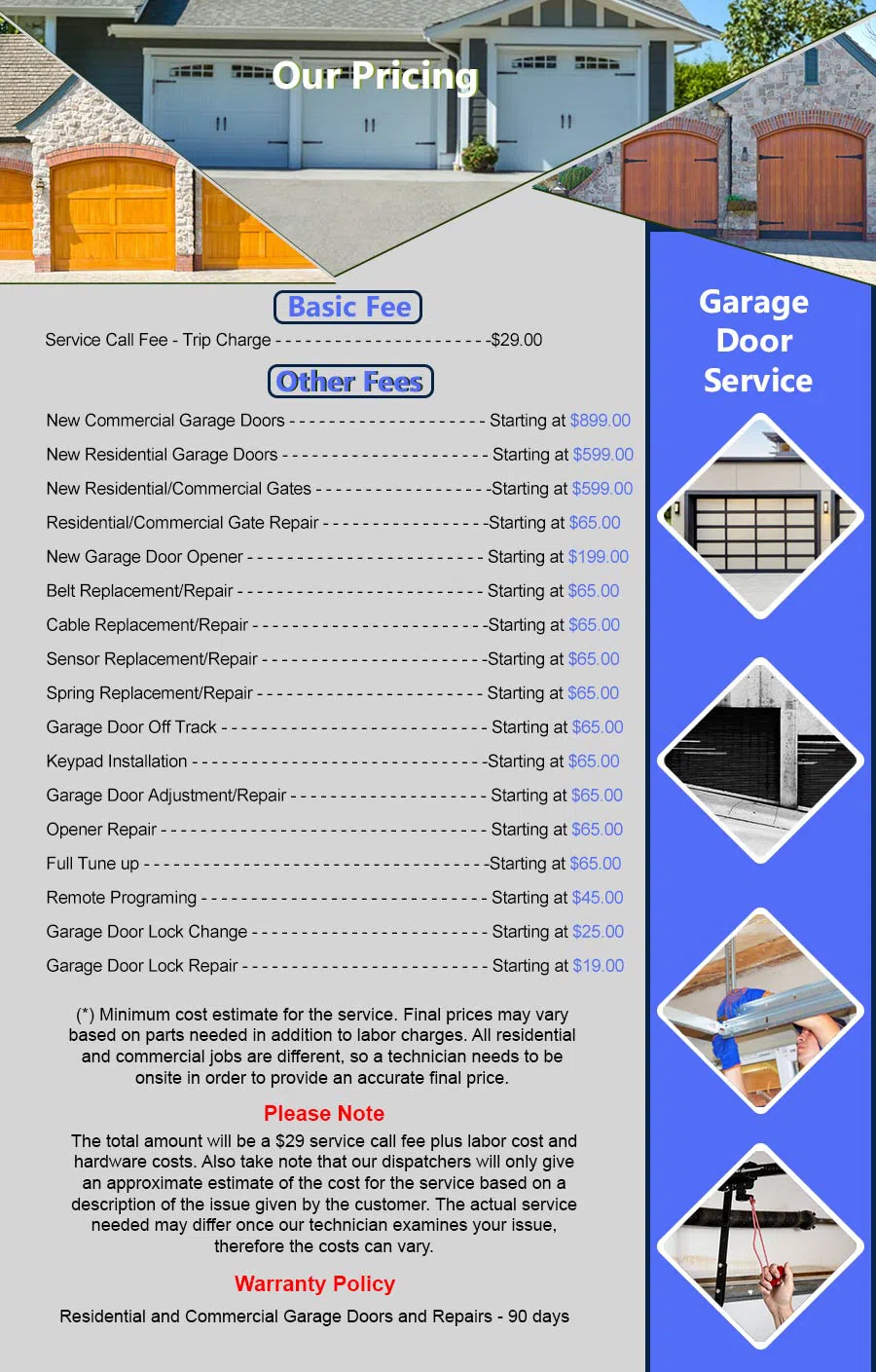 Metro Garage Door Repair Service Somerset, NJ 908-588-7178